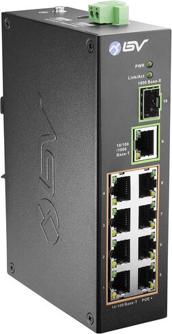 BV-Tech 11-Port Unmanaged Desktop Switch - 8 PoE Ports, 120W Total Power, All-Giga Ports in Kuwait