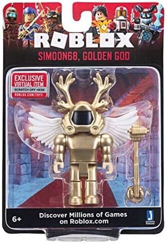 Roblox Simoon68: Golden God 3.5 Inch Figure with Exclusive Virtual Item Code in Saudi Arabia