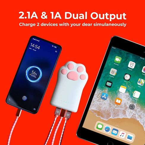 Portable Charger, Fast Charging 10000mAH Power Bank, Cutest Device for iPhone 15 14 13 12 11 Any Series, Samsung Galaxy S23 S22 S21 S20 Fold/Flip ETC in Saudi Arabia