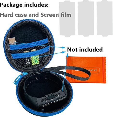 Hard Carrying Case for Bandai Vital Hero Digimon Digital Monster Band, Screen Film Protector for Bandai Vital Bracelet Digital Monster Accessories (Case and Screen Film Only) in Kuwait