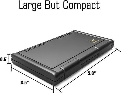 حافظة مشتركة - حقيبة حامل للتخزين بالجيب للسفر، صلبة، بحجم الجيب، تحمل 5، بطول يصل إلى 135 مم in Kuwait