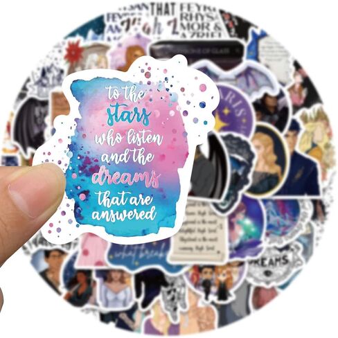 ريهيرو مجموعة ملصقات بضائع اكوتار، 60 قطعة من ملصقات الفينيل المقاومة للماء للابتوب وزجاجة المياه وقطعتين من سلاسل مفاتيح اكوتار in Kuwait