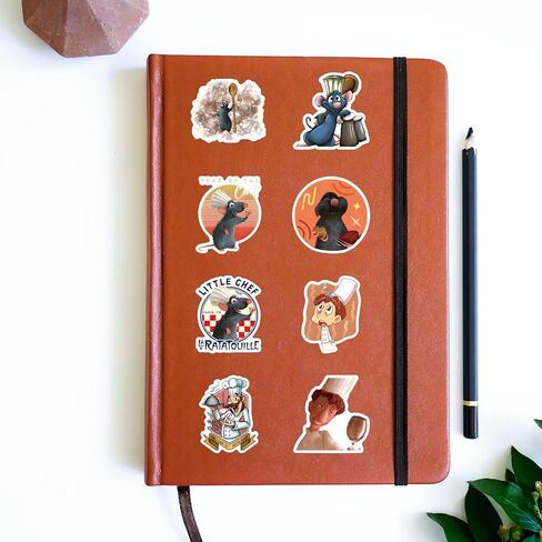 61 قطعة من ملصقات راتاتوي مجموعة ملصقات جرافيتي لطيفة، ملصقات فينيل مقاومة للماء لحافظة الهاتف والكمبيوتر المحمول وزجاجات المياه ولوح التزلج والأمتعة وممتص الصدمات للسيارة وسجل القصاصات وكتاب الكوب والباب in Kuwait