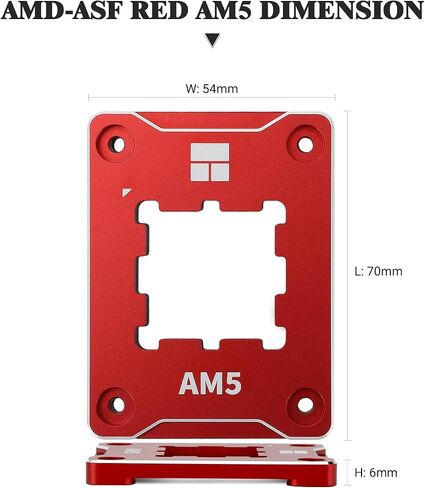 حامل وحدة المعالجة المركزية Thermalright ASF-RED AM5، إطار تثبيت تصحيحي مضاد للانحناء، حامل AM5 ثابت بالكامل لا يترك علامات، إطار اتصال AM5 مضاد للانحناء، معيار مبرد وحدة المعالجة المركزية in Saudi Arabia