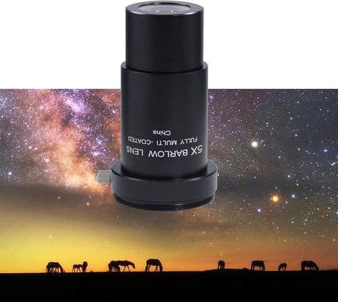 عدسة بارلو 5X من ايسنيهو، عدسة تلسكوب بارلو معدنية مع واجهة لولبية M42x0.75 لعدسات منظار الفلك القياسية 1.25 انش in Kuwait
