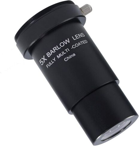 عدسة بارلو 5X من ايسنيهو، عدسة تلسكوب بارلو معدنية مع واجهة لولبية M42x0.75 لعدسات منظار الفلك القياسية 1.25 انش in Kuwait