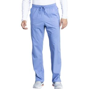 Cherokee Men and Women Scrub Pants with Drawstring Mid Rise Straight Leg Bottoms WW042AB