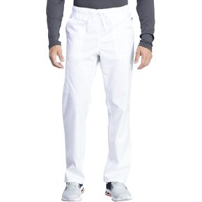 Cherokee Men and Women Scrub Pants with Drawstring Mid Rise Straight Leg Bottoms WW042AB
