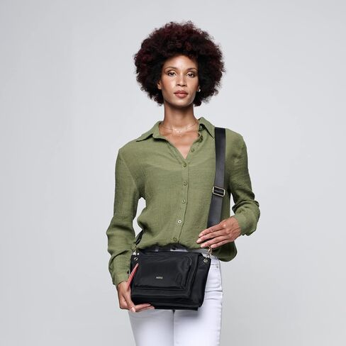 MERSI Erin Crossbody Purse, a Stylish Lightweight Nylon Crossbody Bag, Water-Resistant Everyday Purse in Kuwait