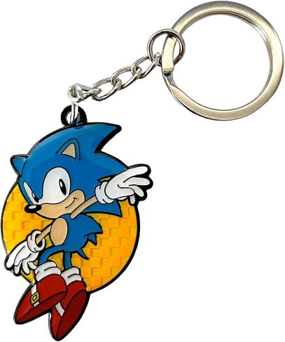 Zen Monkey Studios' Leaping Sonic - Classic Sonic The Hedgehog Keychain in Saudi Arabia