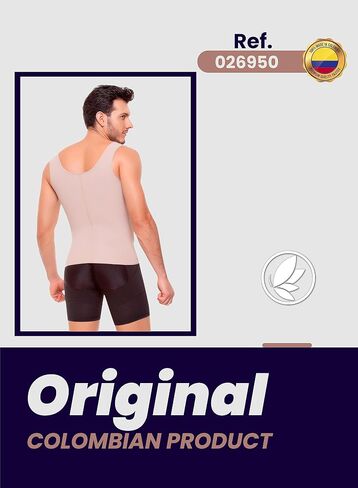 Fajitex Fajas Colombianas para Hombres Mens Girdle High Compression Garmen Shapewear Body Shaper for Men 026950 036950 in Saudi Arabia