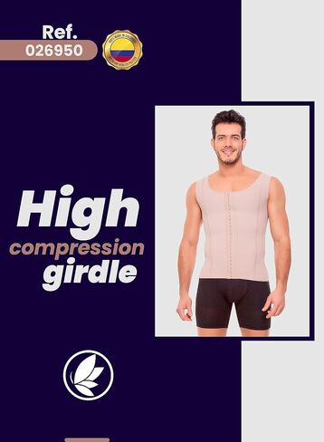 Fajitex Fajas Colombianas para Hombres Mens Girdle High Compression Garmen Shapewear Body Shaper for Men 026950 036950 in Saudi Arabia