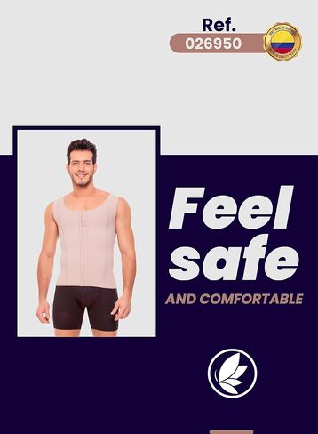 Fajitex Fajas Colombianas para Hombres Mens Girdle High Compression Garmen Shapewear Body Shaper for Men 026950 036950 in Saudi Arabia