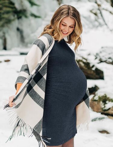 فستان حمل مضلع بياقة مدورة من Yeshape/سترة منسوجة مكشكشة فستان حمل ضيق ملابس غير رسمية استحمام الطفل in Kuwait