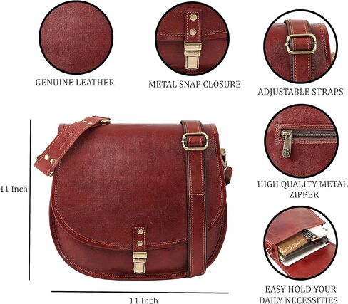 حقائب يد نسائية جلدية عبر الجسم وحقائب كتف على شكل سرج، محافظ بنية عتيقة، حقيبة يد نسائية بوهو، حقيبة يد للسيدات مصنوعة يدويًا، أزياء سفر كلاسيكية، محفظة هاتف بحمالة متقاطعة للنساء، مقاس XXL in Kuwait