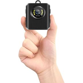 Aoceman Body Camera Body Cam Police Mini Spy Nanny Cam خفيفة الوزن ومحمولة 1080P كاميرا الجسم مع فيديو يمكن ارتداؤها لحارس أمن المنزل المنزل في الهواء الطلق السفر التخييم ركوب الدراجات in Kuwait