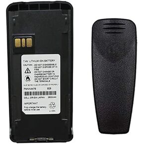 Nozza PMNN4476 بطارية راديو اتجاهين 7.4 فولت 2600 مللي أمبير ليثيوم أيون بديلة لموتورولا PMNN4476A XIR C1200 C2660Talkabout أجهزة الراديو + مشبك حزام in Kuwait