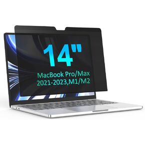 ديجيماكس شاشة خصوصية ماك بوك برو 14 انش (2021-2023، M1، M2، الموديل: A2442، A2779) شاشة فلتر خصوصية مغناطيسية قابلة للازالة مضادة للوهج والضوء الازرق لحماية الخصوصية لجهاز ماك برو 14.2 انش in Kuwait
