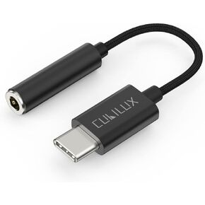 Cubilux USB C Headphone Adapter Compatible with Samsung Galaxy S24/S23/S22/S21/S20 Ultra, S23/S21/S20 FE, Z Fold Z 5/4/3/2, Flip 5/4/3/2, Tab S9/S8/S7/S6, Type C 3.5mm Earphone Audio Dongle