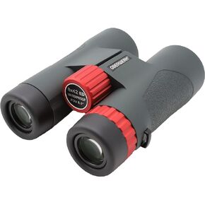 Oberwerk 8x42 Sport ED Binocular - Professional Binoculars for Adults/Hiking and Outdoors/Advanced-Level Bird Watching/Textured Green Rubber Armor/Anodized Trim