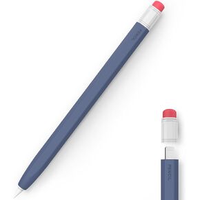 LJFLYXRI Silicone Sleeve Compatible for Apple Pencil 1ST Generation Cover,Dual Color Silicone Protective Case,Roll-Off Prevention Perfect Comfortable Silicone Feel,for Pencil 1ST Gen (Yellow)