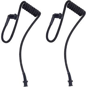 Rataok Color Acoustic Coil Tube بديل لألياف نسيج النايلون المضفر المقاومة للرطوبة وأنابيب الهواء المقاومة للرطوبة لـ Baofeng Kenwood Retevis Motorola Two Way Radio Walkie Talkie Earpiece (2Pack (4) in Kuwait
