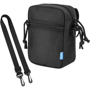 حافظة واقية Xxerciz لنظارات الرؤية الليلية Fvtga، حقيبة سفر من النايلون لمناظير الرؤية الليلية، بطانة ناعمة وحزام كتف، جيب جانبي لبطاقة SD، كابل بيانات، دليل (الجراب فقط) in Kuwait