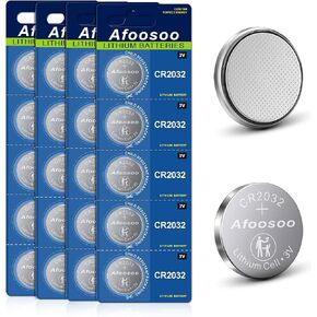 Afoosoo CR2032 Lithium 3V Coin Battery – 5 Pack CR 2032 Batteries for Apple Air Tag Battery Key Fob Garage Door Opener Sensor Home Kitchen Scales Blood Glucose Meter Monitor Airtag Replacement in Saudi Arabia
