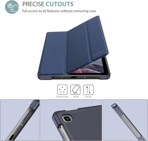غطاء ProCase لجهاز Galaxy Tab A7 Lite 8.7 بوصة 2021 حافظة SM-T220 SM-T225 SM-T227، غطاء حماية خلفي صلب رفيع لهاتف Galaxy Tab A7 Lite 8.7 بوصة 2021 موديل T220 T225 T227 - ذهبي وردي in Kuwait