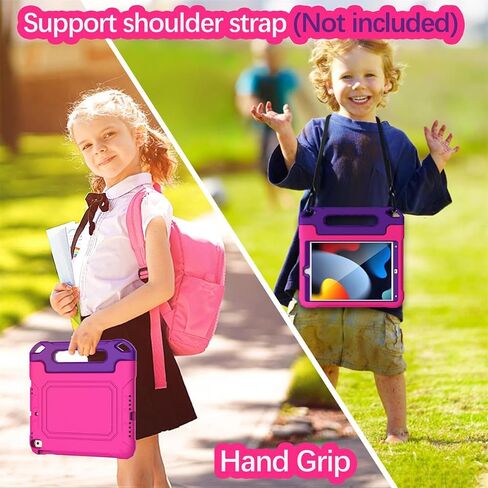 YIHE Kids Case for iPad 10.2" 9th/8th/7th Gen, Pro 10.5" & Air 3, Cyan&Pink in Kuwait