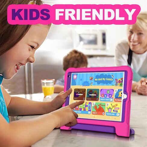 YIHE Kids Case for iPad 10.2" 9th/8th/7th Gen, Pro 10.5" & Air 3, Cyan&Pink in Kuwait
