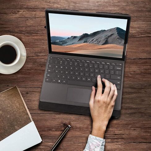 حافظة Omnpak Microsoft Surface Pro 7، حافظة واقية لجهاز Surface Pro 7 Plus مقاس 12.3 بوصة، وSurface Pro 7، وSurface Pro 6، وPro 5، وPro 4 متوافقة مع لوحة مفاتيح النوع (لوحة المفاتيح غير متضمنة) in Kuwait