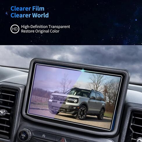 DSDFGH for 2024 2023 2022 Ford Maverick Screen Protector 8 Inch LCD Touchscreen 2024 2023 2022 Maverick XL/XLT Advanced/Lariat Accessories HD Tempered Glass 9H Hardness Anti-scratch in Kuwait