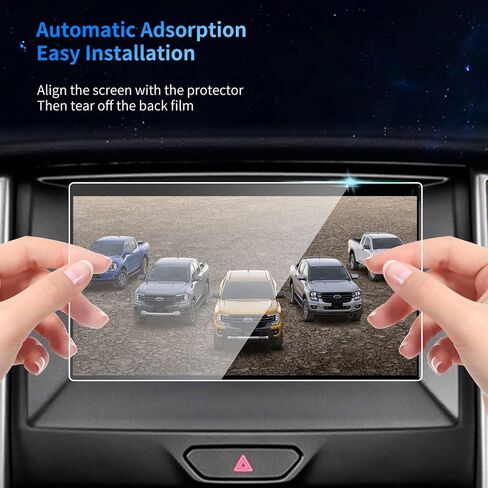 DSDFGH for 2024 2023 2022 Ford Maverick Screen Protector 8 Inch LCD Touchscreen 2024 2023 2022 Maverick XL/XLT Advanced/Lariat Accessories HD Tempered Glass 9H Hardness Anti-scratch in Kuwait