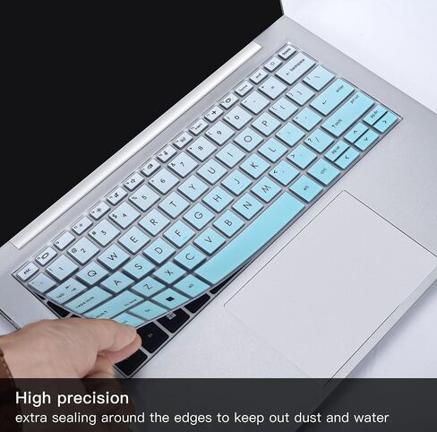 2PCS Keyboard Cover Skin for 2022 2023 HP EliteBook 830 835 840 845 1040 G9 G10 Notebook 13.3 14 inch, HP EliteBook 13.3 14 inch Keyboard Protector(Not fit 840 845 1040 G8 G7 G6 G5 G4 G3),Black+Clear in Saudi Arabia