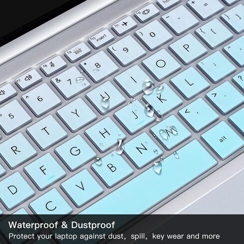 2PCS Keyboard Cover Skin for 2022 2023 HP EliteBook 830 835 840 845 1040 G9 G10 Notebook 13.3 14 inch, HP EliteBook 13.3 14 inch Keyboard Protector(Not fit 840 845 1040 G8 G7 G6 G5 G4 G3),Black+Clear in Saudi Arabia