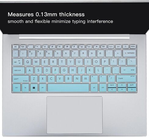2PCS Keyboard Cover Skin for 2022 2023 HP EliteBook 830 835 840 845 1040 G9 G10 Notebook 13.3 14 inch, HP EliteBook 13.3 14 inch Keyboard Protector(Not fit 840 845 1040 G8 G7 G6 G5 G4 G3),Black+Clear in Saudi Arabia