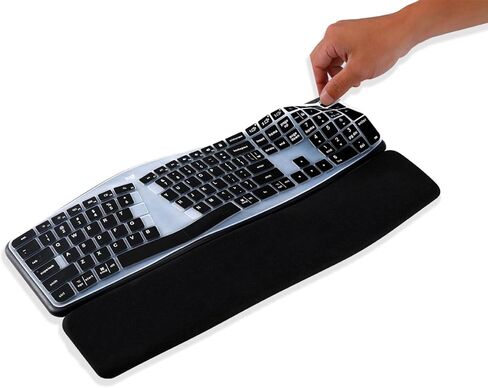 Keyboard Cover for Logitech Ergo K860 Wireless Ergonomic Keyboard,Waterproof Silicone Keyboard Protector Skin for Logitech K860 Split Keyboard Ultra Thin Dust-Proof Protective Accessories in Kuwait