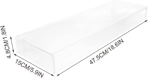DOITOOL Clear Acrylic Keyboard Cover Protector Anti-Cat, Desktop Keyboard Protector Mechanical Keyboard Cover Computer Keyboard Mice Accessories (18.6 x 5.9X 1.8inch) in Saudi Arabia