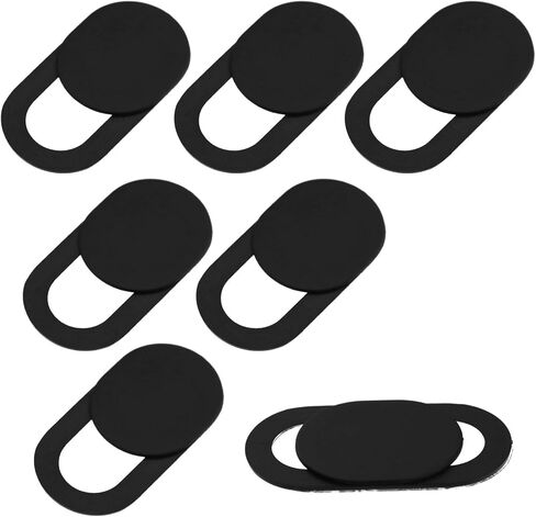 SING F LTD 6Pcs Black Webcam Cover, Ultra Thin Design Web Camera Cover Sticker Slider Privacy Protection for Computer Laptops Tablets Phone in Kuwait