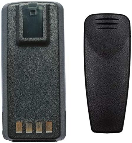 Nozza PMNN4476 بطارية راديو اتجاهين 7.4 فولت 2600 مللي أمبير ليثيوم أيون بديلة لموتورولا PMNN4476A XIR C1200 C2660Talkabout أجهزة الراديو + مشبك حزام in Kuwait