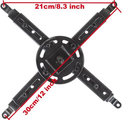 VideoSecu LCD DLP إمالة دوارة مائلة حامل تثبيت على السقف يناسب السقف المسطح والمقبب PJ1B WU7 in Kuwait