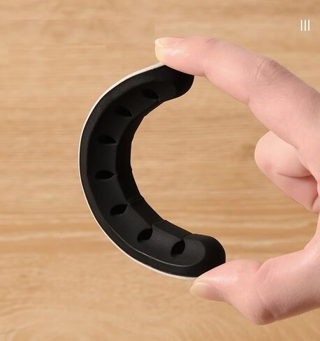 BGGCHEECA BU-B Wire/Cord/Cable Organizer White Cord Holder, Wire Organizer USB Cable Management Cord Keeper, Cable Clips for Car Home and Office. (6PACK, Black) in Kuwait