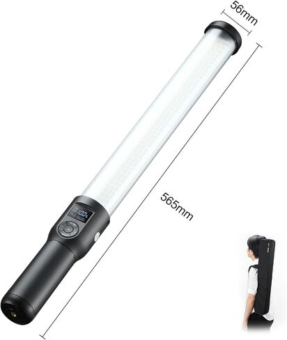 Godox LC500 LED عصا إضاءة فيديو LED عصا إضاءة محمولة للتصوير الفوتوغرافي، درجة حرارة اللون المزدوج (5600K/3300K)، بطارية ليثيوم مدمجة in Saudi Arabia