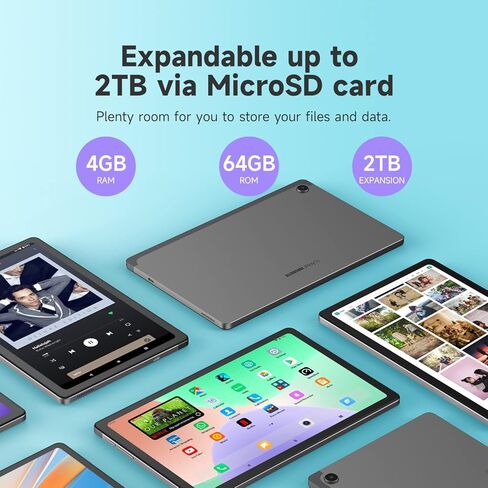 ALLDOCUBE Android 12 Tablet 10.4 بوصة ثماني النواة دقة 2K FHD أجهزة لوحية 64 جيجابايت تخزين 5G WiFi بلوتوث 5.0 GPS 5MP + 8MP كاميرا iPlay50 in Kuwait