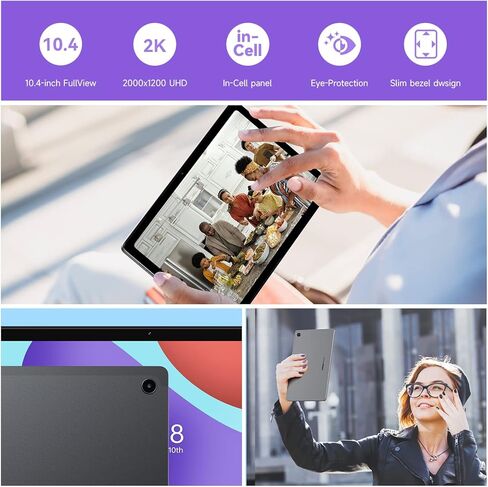ALLDOCUBE Android 12 Tablet 10.4 بوصة ثماني النواة دقة 2K FHD أجهزة لوحية 64 جيجابايت تخزين 5G WiFi بلوتوث 5.0 GPS 5MP + 8MP كاميرا iPlay50 in Kuwait