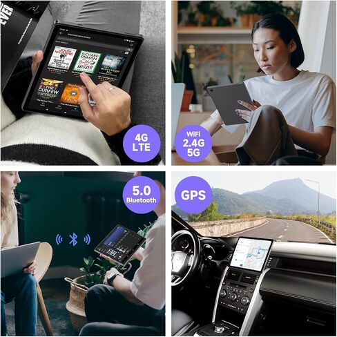 ALLDOCUBE Android 12 Tablet 10.4 بوصة ثماني النواة دقة 2K FHD أجهزة لوحية 64 جيجابايت تخزين 5G WiFi بلوتوث 5.0 GPS 5MP + 8MP كاميرا iPlay50 in Kuwait