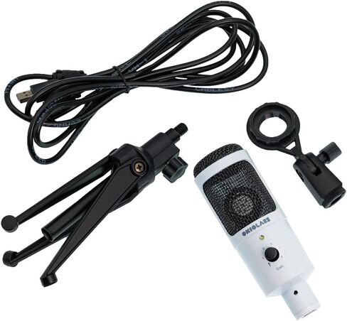 OKIOLABS M100 USB Computer Microphone for Windows, MacOS, ChromeOS in Kuwait