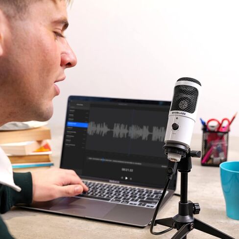 OKIOLABS M100 USB Computer Microphone for Windows, MacOS, ChromeOS in Kuwait