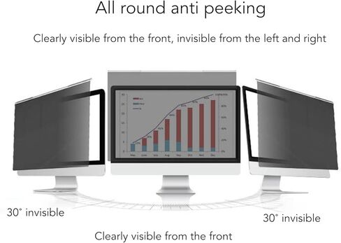 واقي شاشة للتعليق من الكمبيوتر الشخصي مقاس 27 بوصة من ASHATA، فلتر ممتاز مضاد للضوء الأزرق، حماية من الأشعة فوق البنفسجية، حماية للعين، سهل التركيب، لوحة حماية للشاشة تحجب الضوء الأزرق in Kuwait